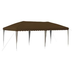 vidaXL Pop-up partytent 575 x 290 x 245 cm Taupe