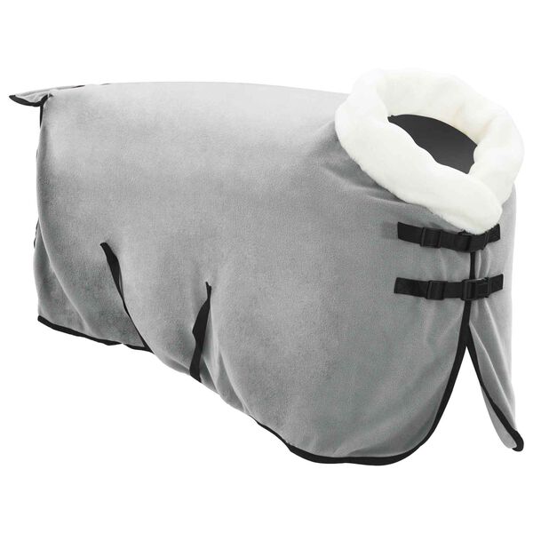 vidaXL Paardendeken Volledig Donkergroen 85 cm Polar fleece