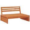 vidaXL Tuin Midden Sofa Massief Vurenhout Wasbruin 120 x 95 x 69 cm
