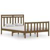 vidaXL Bedframe massief hout honingbruin 120x190 cm