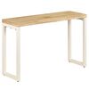 vidaXL Wandtafel 120x35x76 cm massief mangohout en staal