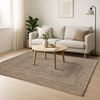 vidaXL Tapijt Naturel en zwart 120 x 170 cm Jute