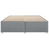 vidaXL Bedframe zonder matras stof lichtgrijs 180x200 cm