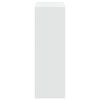 vidaXL Hoge kast 70x41x124 cm bewerkt hout wit