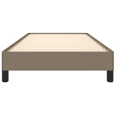 vidaXL Bedframe stof taupe 100x200 cm