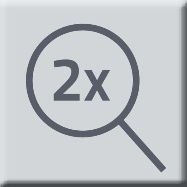 RIDDER Opmaakspiegel voor wandmontage Jannin 16,5 cm