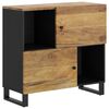 vidaXL Dressoir met 2 deuren 80x33x75 cm massief mangohout