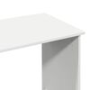 vidaXL Bureau 102x50x75 cm bewerkt hout wit