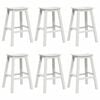 vidaXL Tuin Bar Set 6 st Wit HDPE