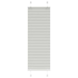 vidaXL Pliss&eacute; rolgordijn 40x100 cm stofbreedte 39,4 cm lichtgrijs