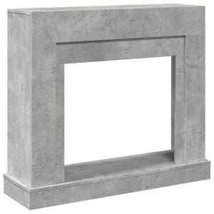 vidaXL Haardombouw 100x30x87,5 cm bewerkt hout betongrijs