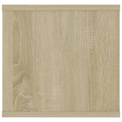 vidaXL Wandschap 102x30x29 cm bewerkt hout sonoma eikenkleurig