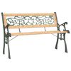 vidaXL Tuinbank 122 cm massief vurenhout