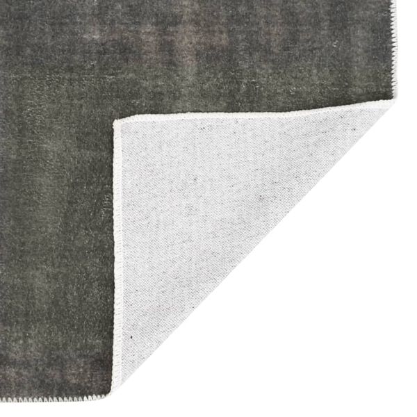 vidaXL Vloerkleed wasbaar opvouwbaar 180x270 cm polyester taupe