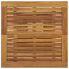 vidaXL Bartafel 80x80x110 cm poly rattan en massief acaciahout zwart