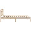 vidaXL Bedframe Bruin 90 x 200 cm Massief grenenhout