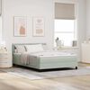 vidaXL Boxspringbed met matras Lichtgrijs 140 x 200 cm Fluweel