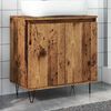 vidaXL Badkamerkast 58x33x60 cm bewerkt hout oud houtkleurig