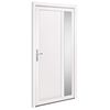 vidaXL Voordeur 108x208 cm PVC wit