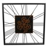 Gifts Amsterdam Wandklok Radar Robbert 60 cm goudkleurig en bruin
