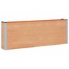 vidaXL Verhoogde plantenbak Bruin 200 x 30 x 72 cm WPC en Aluminium