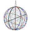 vidaXL Kerst Finial Licht 750 LED's Meerkleurig &Oslash; 50 x 52 cm