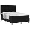 vidaXL Boxspringbed met kussen met hoofdeinde Zwart 200 x 140 cm Stof