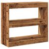 vidaXL Boekenkast/kamerscherm 80x30x72 cm oud houtkleurig