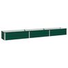 vidaXL Verhoogd Tuinbed Groen 240 x 40 x 24 cm koudgewalst stalen