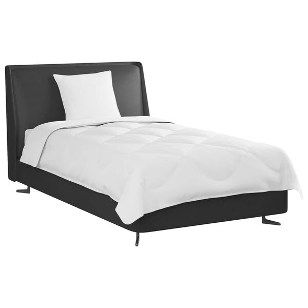 vidaXL Het Duvet voor Elk Seizoen met kussen 2 pcs Wit Microvezel