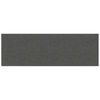 vidaXL Wandhoofdbord 12 st 90 x 30 cm Donkergrijs Stof