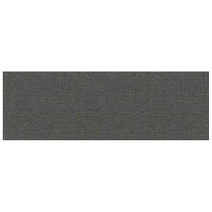 vidaXL Wandhoofdbord 12 st 90 x 30 cm Donkergrijs Stof