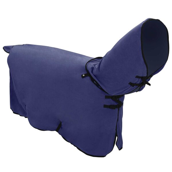 vidaXL Paardendeken Marineblauw Polyester