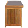 vidaXL Kussenbox voor buiten 150x50x60,5 cm massief acaciahout