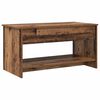 vidaXL Salontafel Artisan Eiken 80 x 50,5 x 41,5 cm Bewerkt hout