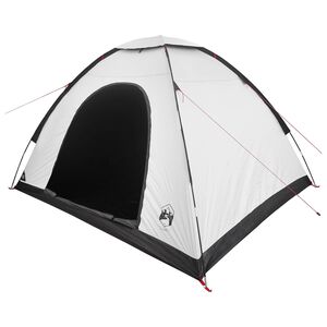 vidaXL Kamperen tent met dak Wit Blackout 275 x 215 x 125 cm