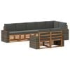 vidaXL Buiten bankenset 8 st Polyester
