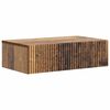 vidaXL Wandmontage Zijtafel Oud hout 59 x 34,5 x 17 cm Bewerkt hout