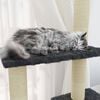 vidaXL Kattenmeubel met sisal krabpalen 155 cm donkergrijs