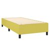 vidaXL Boxspring met matras en LED stof groen 90x200 cm