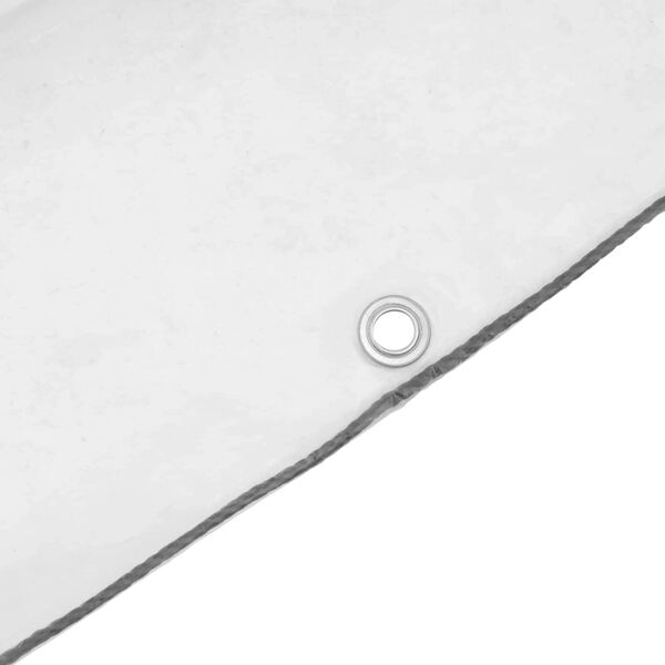 vidaXL Zeil met Oogjes Doorzichtig 4 x 5 m Polyetheen