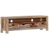 vidaXL TV-meubel 130x30x40 cm massief acaciahout