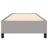 vidaXL Bedframe zonder matras 90x190 cm stof lichtgrijs