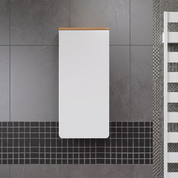 Trendteam Wandkast Ciara wit en artisan eiken