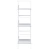vidaXL Boekenkast met 3 schappen 60x27,6x90,5 cm bewerkt hout wit