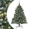 vidaXL Kunstkerstboom Groen 150 cm PVC en Plastic en Staal