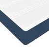 vidaXL Bedframe met matras Blauw 120 x 200 cm Stof