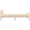 vidaXL Bedframe massief hout 75x190 cm