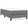 vidaXL Boxspring bed 80x200 cm stof donkergrijs