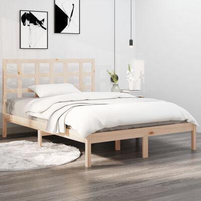 vidaXL Bedframe massief hout 150x200 cm